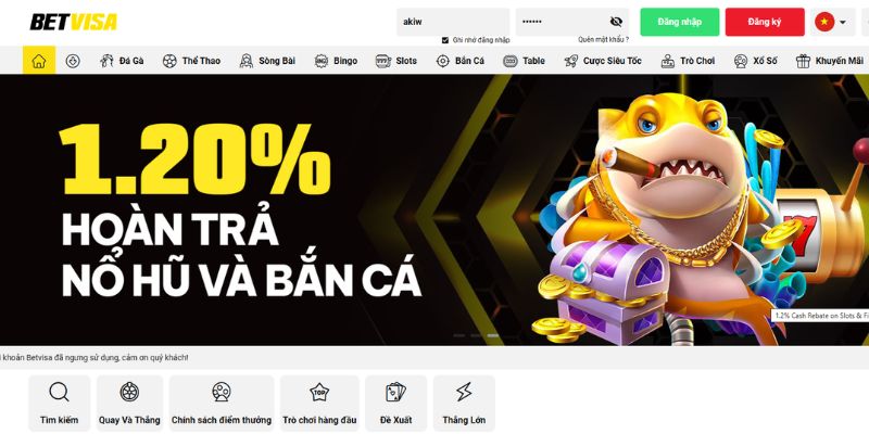 Bước đầu đăng nhập tài khoản để giao dịch