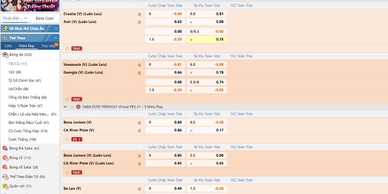 Tham gia kèo tài xỉu hấp dẫn 