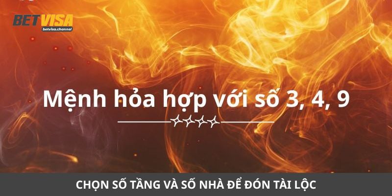 Chọn số tầng và số nhà để đón tài lộc